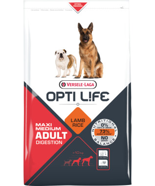 Opti Life - Adult Digestion Medium & Maxi - Lamm+Reis...